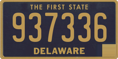 DE license plate 937336