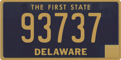 DE license plate 93737