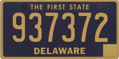 DE license plate 937372