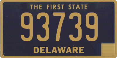 DE license plate 93739