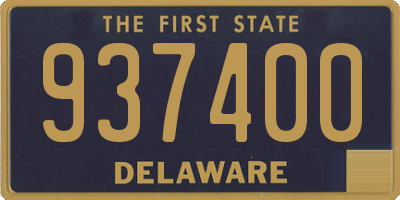 DE license plate 937400