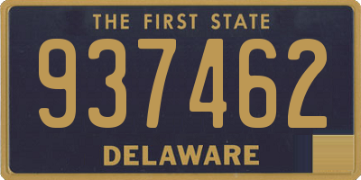DE license plate 937462