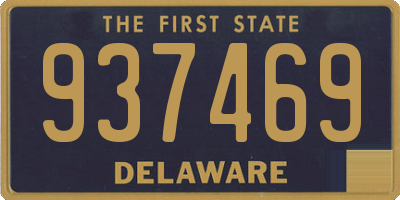 DE license plate 937469