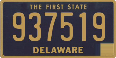 DE license plate 937519