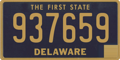 DE license plate 937659