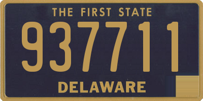 DE license plate 937711