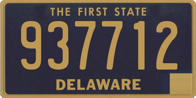 DE license plate 937712