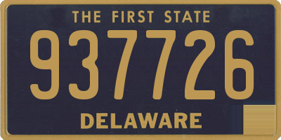 DE license plate 937726