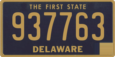 DE license plate 937763