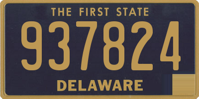 DE license plate 937824