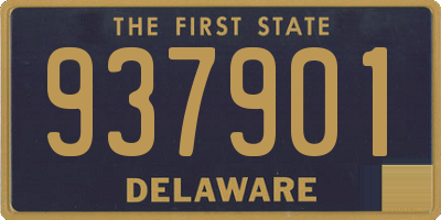 DE license plate 937901