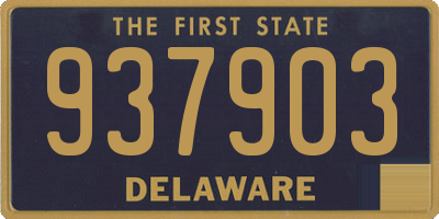 DE license plate 937903