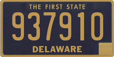 DE license plate 937910
