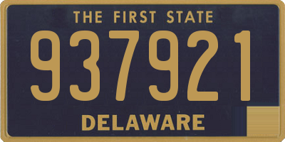 DE license plate 937921