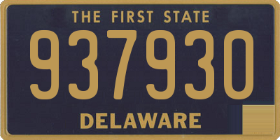 DE license plate 937930
