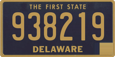 DE license plate 938219