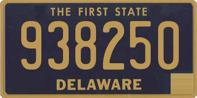 DE license plate 938250