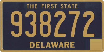 DE license plate 938272