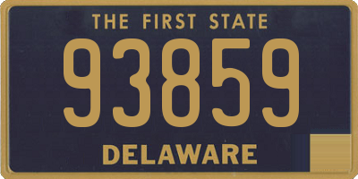 DE license plate 93859