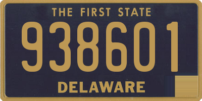 DE license plate 938601