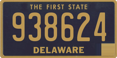 DE license plate 938624