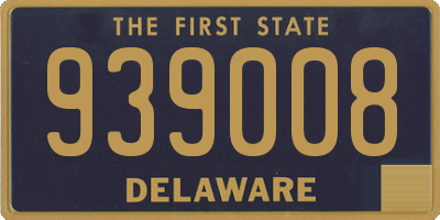 DE license plate 939008