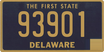 DE license plate 93901