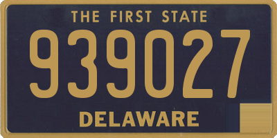 DE license plate 939027