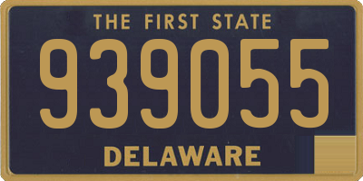 DE license plate 939055