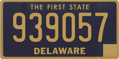 DE license plate 939057