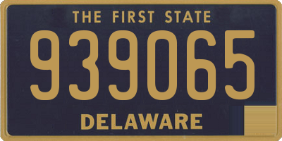 DE license plate 939065