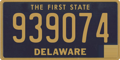 DE license plate 939074