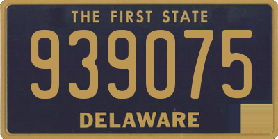 DE license plate 939075