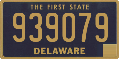 DE license plate 939079