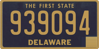 DE license plate 939094
