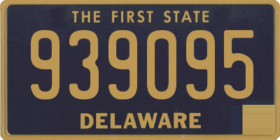 DE license plate 939095