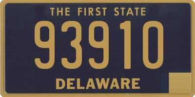 DE license plate 93910