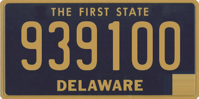 DE license plate 939100