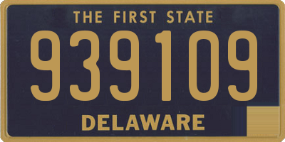 DE license plate 939109