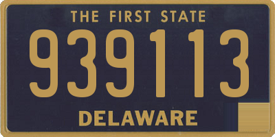 DE license plate 939113