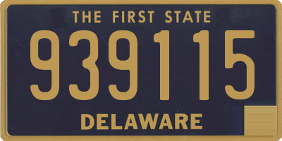 DE license plate 939115