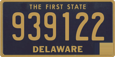 DE license plate 939122