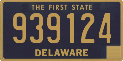 DE license plate 939124