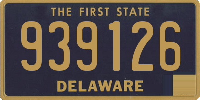 DE license plate 939126