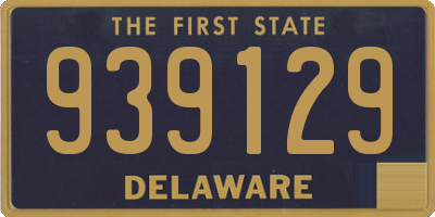 DE license plate 939129