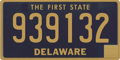 DE license plate 939132