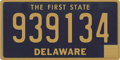 DE license plate 939134