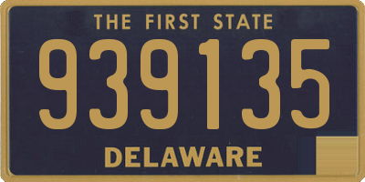 DE license plate 939135