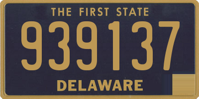 DE license plate 939137