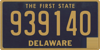 DE license plate 939140